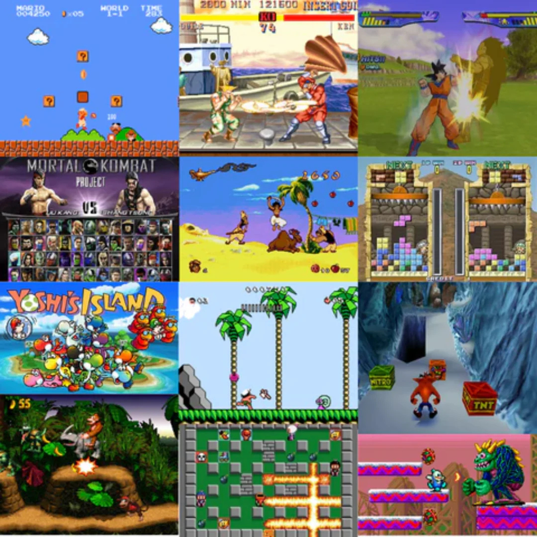 Juegos antiguos divertidos y nostalgicos